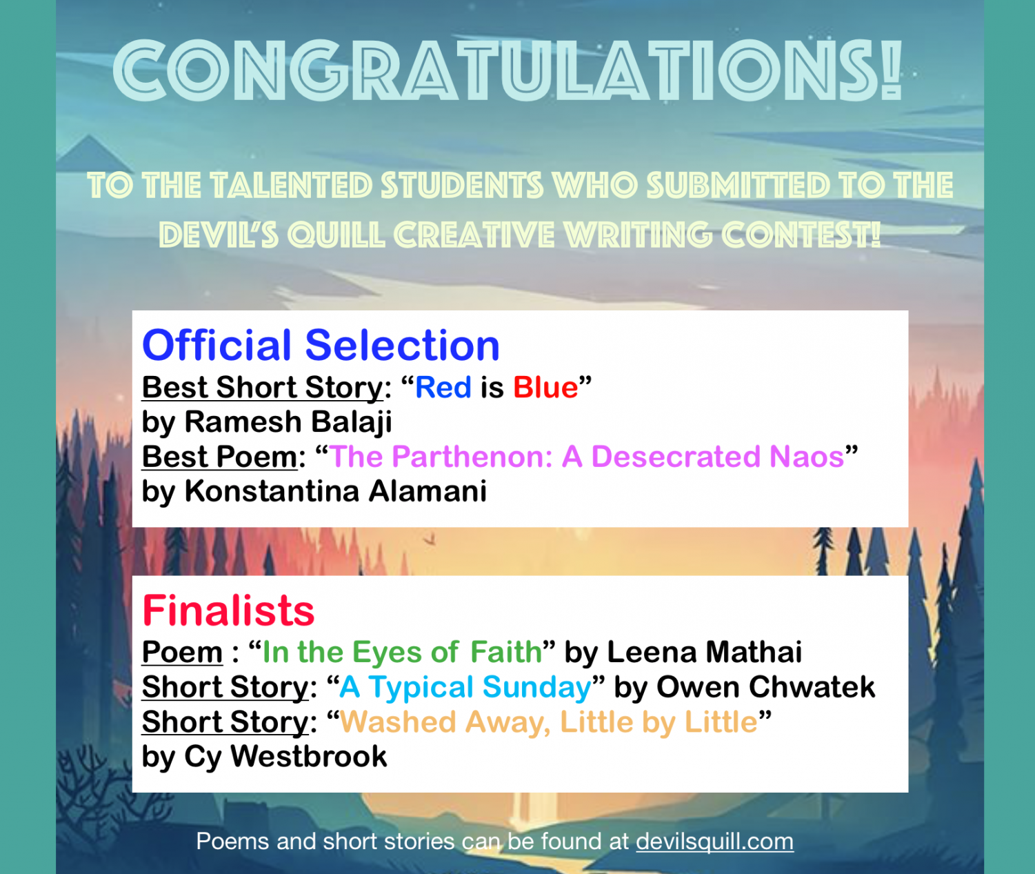 Demon writing prompts image